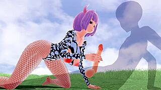 3d hentai big ass tits riding creampie orgasm