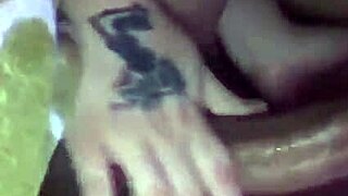 dior stretches pussy with monster cock sucking