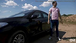 car wash turned into wild gay jerk with massive cum!