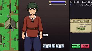 Fucking those WOMEN at the BORDER POST, getting CUM all over big tits