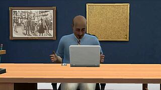 Boss Fucks Secretary with Big Tits in 3D