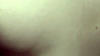 The hot blonde is bent over, taking that monster cock doggystyle until she taps out