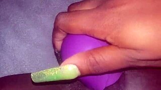 i’m obsessed with playing with my rose vibrator on my ebony curves.