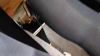 Look at that nylon panties under the skirt