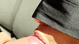 Megane Lopez rims and rides French blonde style