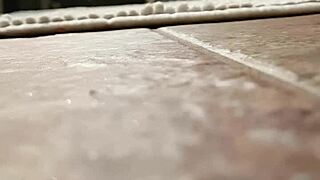 Wife caught masturbating pussy to orgasm by voyeur