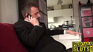 Cute teen Chloe Carter, get your oral punished with spanking and Pascal's big fat dick in the garage!