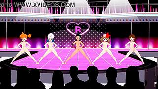 Watch Pokemon girls dance naked after hypnosis