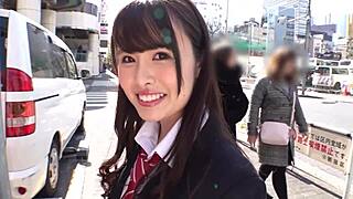 18-Year-Old Japanese Amateur Filmed in Hardcore After-School Action