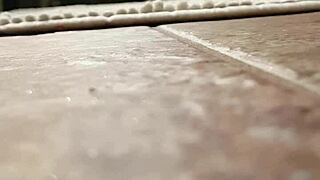 Wife caught masturbating pussy to orgasm by voyeur