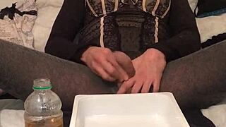 that dirty old drunk pissing golden?