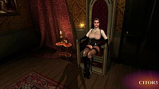 Play the femdom latex joi game