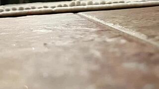 Wife caught masturbating pussy to orgasm by voyeur