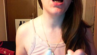 Amazing hardcore fetish video with toothbrushing masturbation insertion in pussy leading to orgasm and squirting 😍