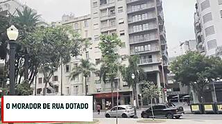 Well-Endowed Homeless Guy Fucked On Street