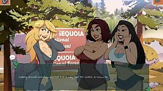 anime girls lick pussy in the park 😏