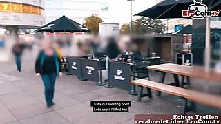 I picked up this thin blonde milf on the street and fucked her on our first date