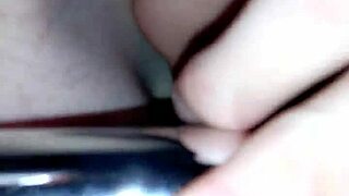 ginger self-pleasures with toys to orgasm