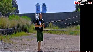 Young French Girl Sodomized Outdoors