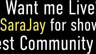 I love watching Sara Jay hug that long hard dick