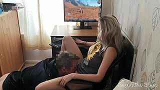 Samantha Flair Devours Pussy in Warcraft Fantasy Scene