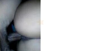 that perfect ass gets ridden cowgirl style with spanking and cumshot