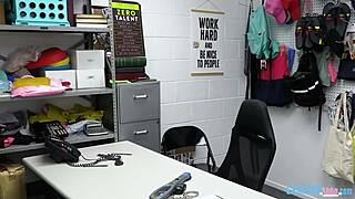 i caught teen thief chanel camryn and fucked her hard, her small tits bouncing