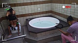 Latina Mommy Blows Big Black Cock