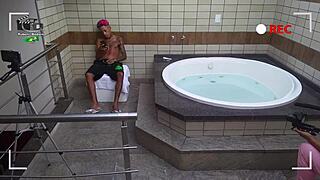 Latina Mommy Blows Big Black Cock