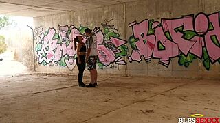 She Runs Outdoors While I Chase Her Tits