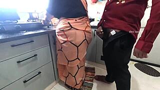 Intense Jerking Session in Front of Bengali Maid Aashni Mondal