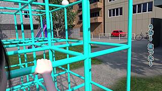 公園で蒸し暑いハentaiロマンスが展開、中出し激しい