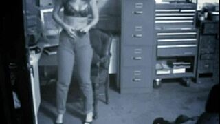 Horny Secretary Fingers Solo.