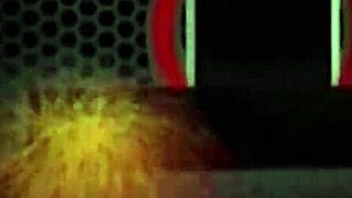 bikini blonde vicky vette takes a shower outdoors and masturbates her big natural tits