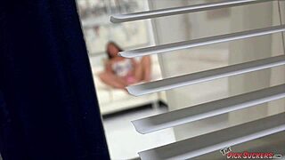 Charming teen 18+ Maddy O'Reilly does sloppy blowjob.