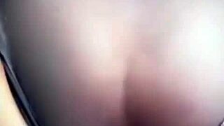 the milf in lingerie is addicted to his member, masturbating and fucking