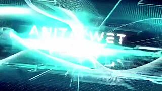 Student studies in her room