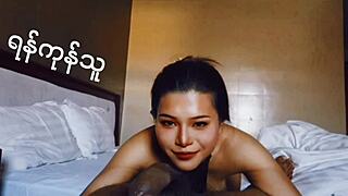 In yangon, this skinny asian guy gets bent over for hardcore doggystyle