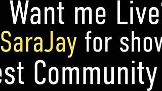 Busty milf sara jay tongue fucked by ava austen?