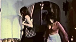 Vintage Hairy Lesbians Explore Wild Retro Desires