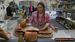 Country girl moans, 'my butthole is getting banged hard'