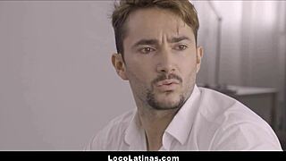 Hot Blonde Latina Teen Pleasing Her Man with Blowjob