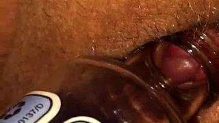 Wife's Clit Play Swollen And Juicy With Homemade Sucking Device