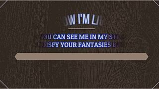 watch my tight wet pussy get creampied in this first internet video for views