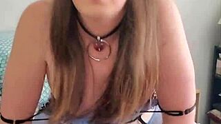 brunette transsexual crossdressing solo, why ride that pillow like that?