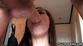 Asian Amateur Girlfriend Sucks And Licks Before Pov Fucking