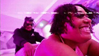 Ebony BBW Imani seduces with deepthroat and doggystyle.