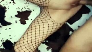 Milf Sexwife Feels Intense Passion During Anal With Husbands Friend In Stockings