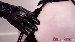 bdsm shemale enjoys a fun latex session