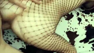 Milf Sexwife Feels Intense Passion During Anal With Husbands Friend In Stockings